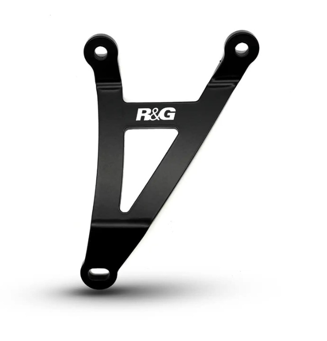 Стойка за генерация R&amp;G RACING Rear Footrest Blanking Plate Kit &amp; Exhaust hangers black - MV Agusta Superveloce 800 20-24