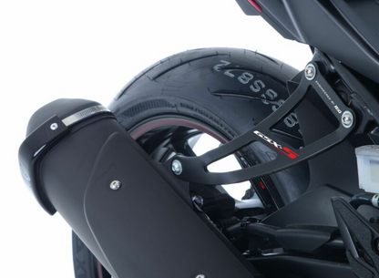 Стойка за генерация R&amp;G RACING Rear Footrest Blanking Plate Kit Black Suzuki GSX-S750 17-21