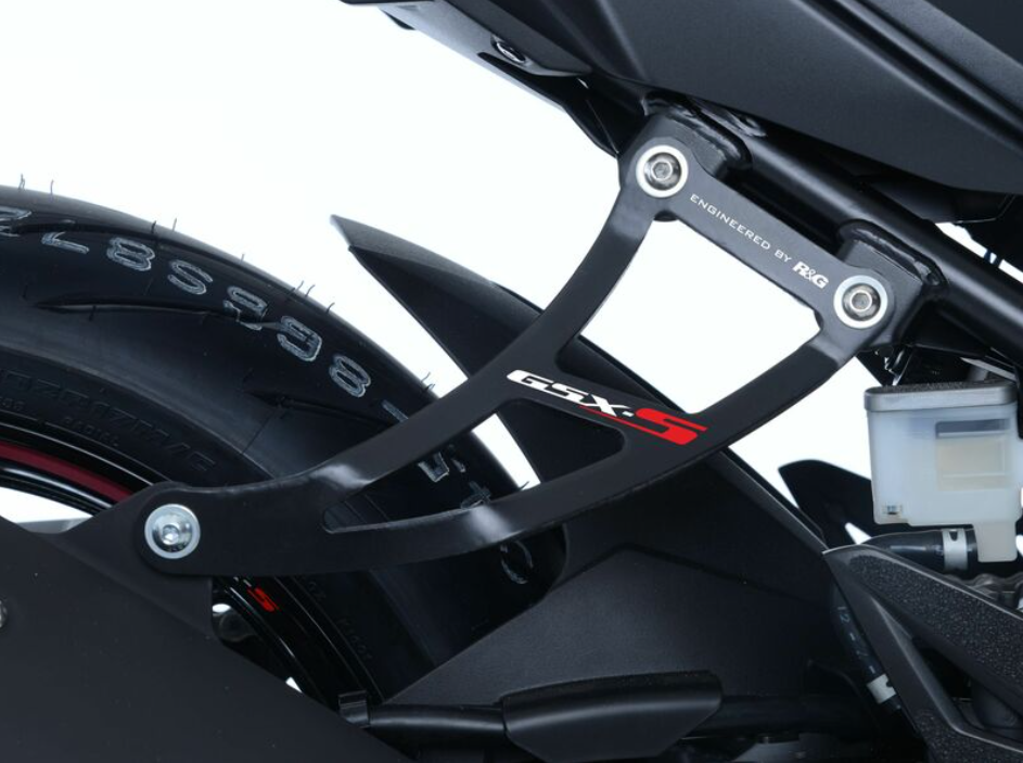 Стойка за генерация R&amp;G RACING Rear Footrest Blanking Plate Kit Black Suzuki GSX-S750 17-21