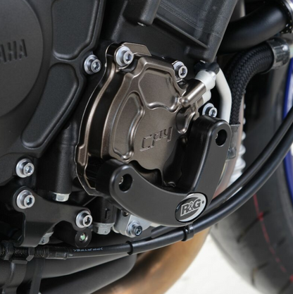 Протектор за двигател R&amp;G RACING Right Engine Slider Black Yamaha YZF-R1 15-24 / МТ-10 16-25