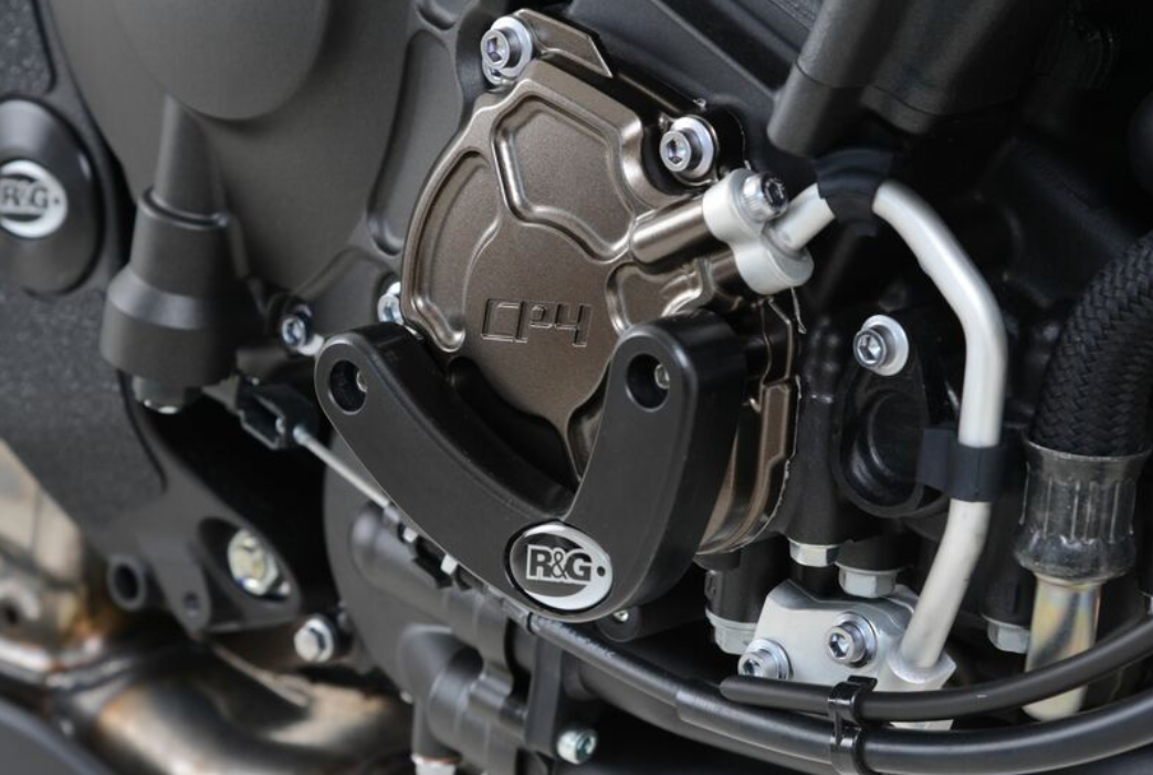 Протектор за двигател R&amp;G RACING Right Engine Slider Black Yamaha YZF-R1 15-24 / МТ-10 16-25