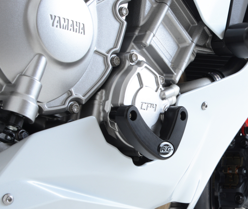 Протектор за двигател R&amp;G RACING Right Engine Slider Black Yamaha YZF-R1 15-24 / МТ-10 16-25