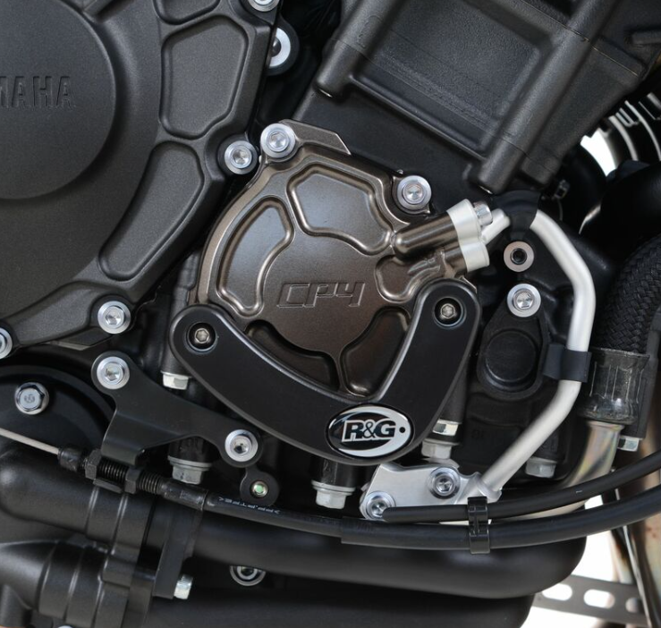Протектор за двигател R&amp;G RACING Right Engine Slider Black Yamaha YZF-R1 15-24 / МТ-10 16-25