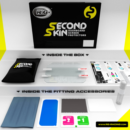 Протектор за екран R&amp;G RACING Second Skin Dashboard Screen Protector Kit Clear - Yamaha R7 22-25