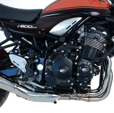 Протектор за двигател R&amp;G RACING Starter Right Crankcase Protection Cover Black Kawasaki Z900RS 18-26