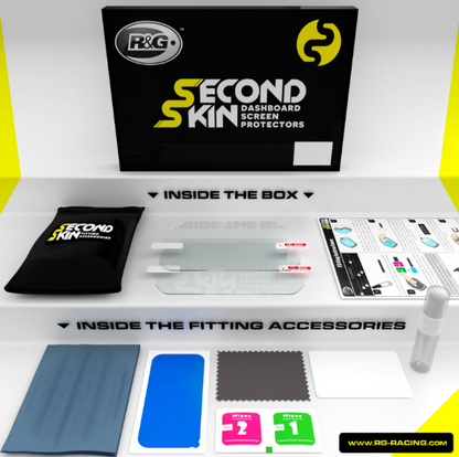 Протектор за екран R&amp;G RACING Second Skin Dashboard Screen Protector Kit Clear Yamaha YZF-R125 19-22