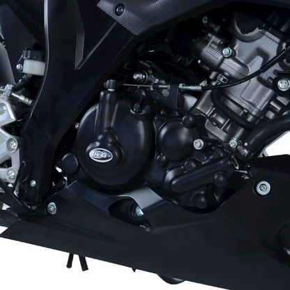 Протектор за двигател R&amp;G RACING (Clutch) Left Crankcase Protection Cover Black Suzuki GSX-R125 18-26