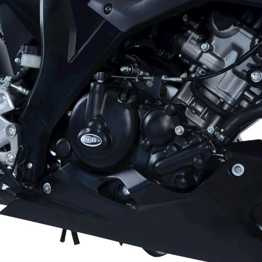 Протектор за двигател R&amp;G RACING (Clutch) Left Crankcase Protection Cover Black Suzuki GSX-R125 18-26