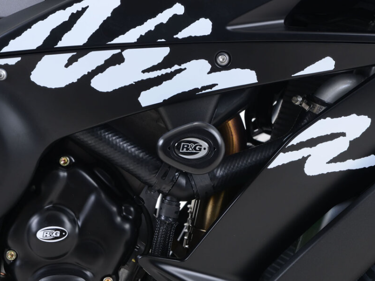 Краш тапи R&amp;G RACING Aero Crash Protectors - White Kawasaki ZX10-R/RR 21-25