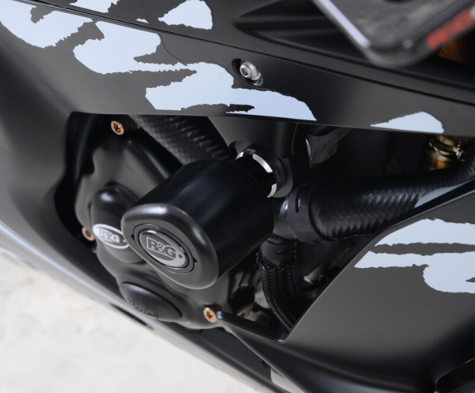 Краш тапи R&amp;G RACING Aero Crash Protectors - White Kawasaki ZX10-R/RR 21-25