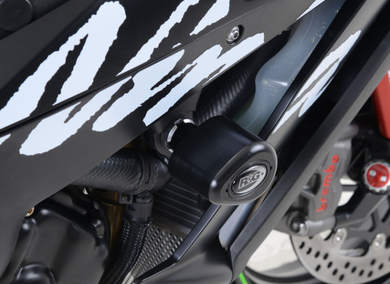 Краш тапи R&amp;G RACING Aero Crash Protectors - White Kawasaki ZX10-R/RR 21-25