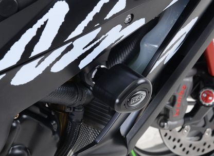 Краш тапи R&amp;G RACING Aero Crash Protectors - White Kawasaki ZX10-R/RR 21-25