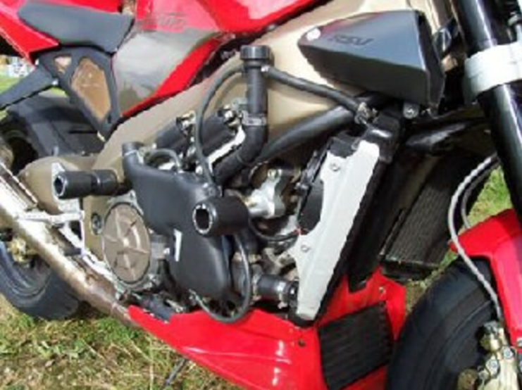 Краш тапи R&amp;G RACING Aero Crash Protectors Black Aprilia Tuono 1000 03-05