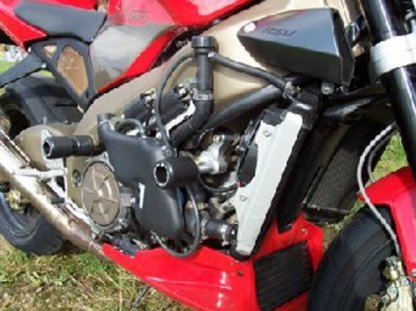 Краш тапи R&amp;G RACING Aero Crash Protectors Black Aprilia Tuono 1000 03-05