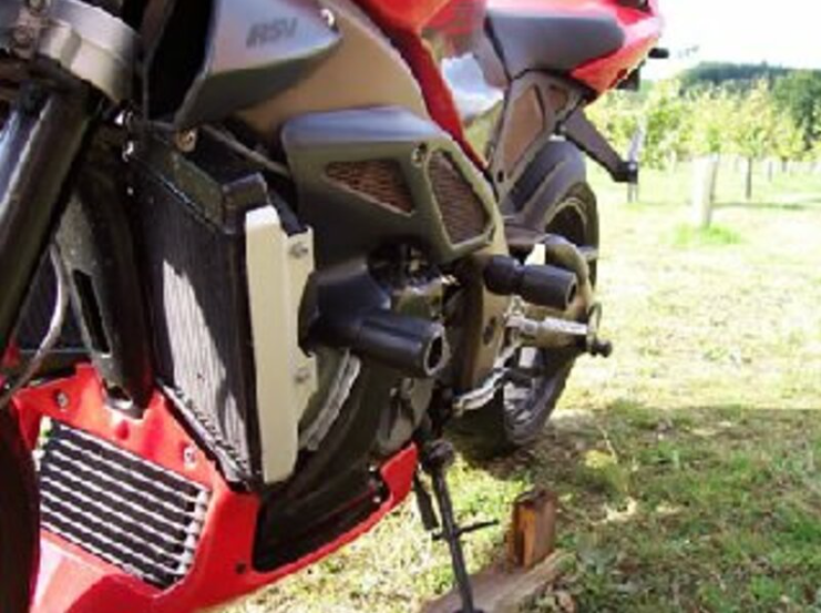 Краш тапи R&amp;G RACING Aero Crash Protectors Black Aprilia Tuono 1000 03-05