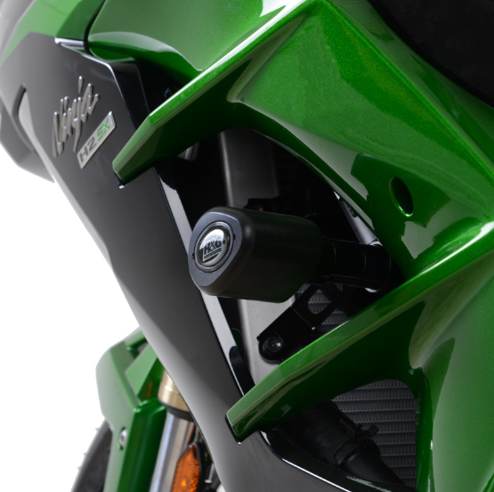 Краш тапи R&amp;G RACING Aero Crash Protectors Black Kawasaki H2 SX 18-25
