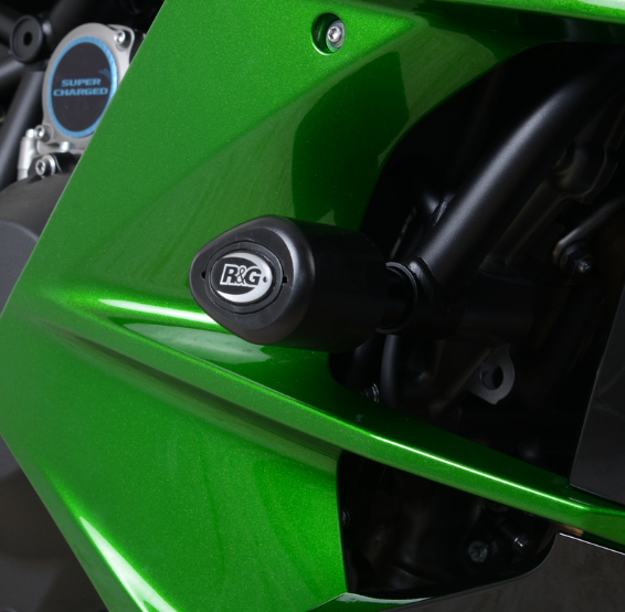 Краш тапи R&amp;G RACING Aero Crash Protectors Black Kawasaki H2 SX 18-25
