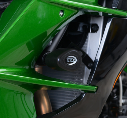 Краш тапи R&amp;G RACING Aero Crash Protectors Black Kawasaki H2 SX 18-25