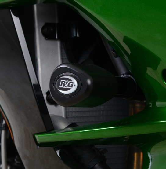 Краш тапи R&amp;G RACING Aero Crash Protectors Black Kawasaki H2 SX 18-25
