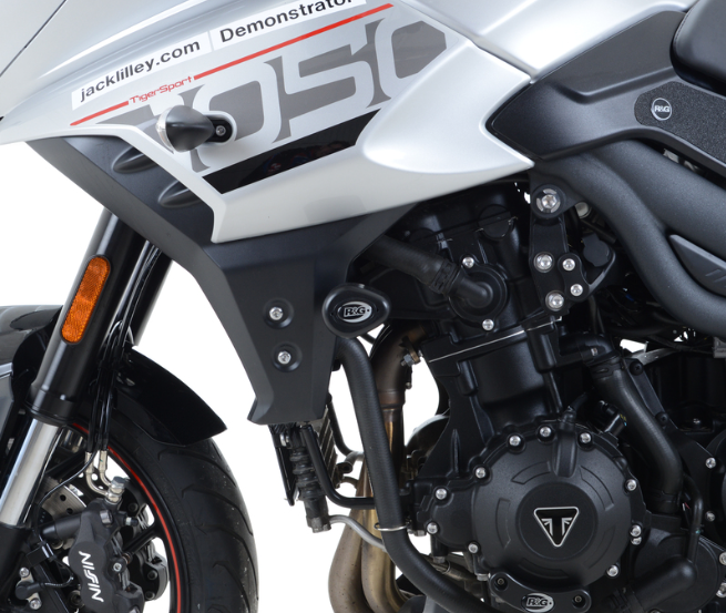 Краш тапи R&amp;G RACING Aero Crash Protectors Black Triumph Tiger 1050 Sport 15-21