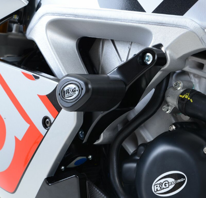 Краш тапи R&amp;G RACING Aero Crash Protectors White Aprilia RSV-4 R 09-10