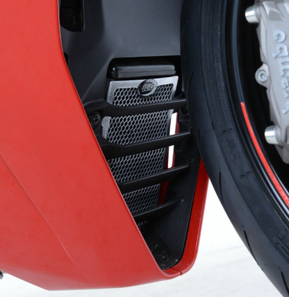 Протектор за радиатор R&amp;G Racing Aluminium Radiator guard - RED Ducati Supersport 937 17-24