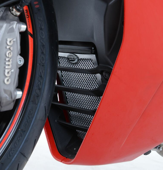 Протектор за радиатор R&amp;G Racing Aluminium Radiator guard - Black Ducati Supersport 937 17-24