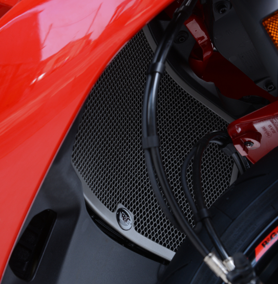 Протектор за радиатор R&amp;G Racing Aluminium Radiator guard - RED Ducati Supersport 937 17-24