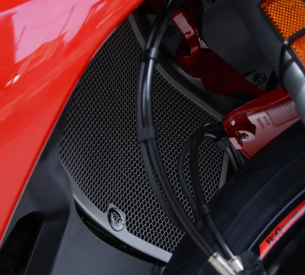 Протектор за радиатор R&amp;G Racing Aluminium Radiator guard - Silver Ducati Supersport 937 17-24