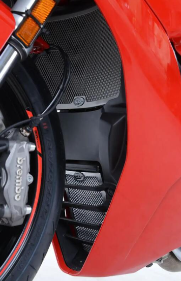Протектор за радиатор R&amp;G Racing Aluminium Radiator guard - Silver Ducati Supersport 937 17-24