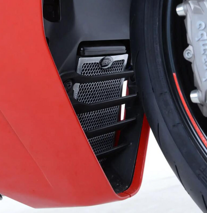 Протектор за радиатор R&amp;G Racing Aluminium Radiator guard - Silver Ducati Supersport 937 17-24