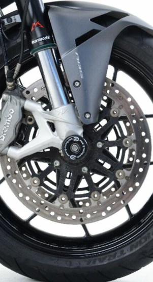 Краш тапи за ост R&amp;G RACING black fork protection MV Agusta Stradale 800
