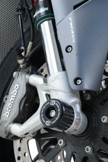 Краш тапи за ост R&amp;G RACING black fork protection MV Agusta Stradale 800