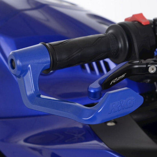 Протектор за кормило R&amp;G RACING Brake Lever Guard - Blue Yamaha Tracer 7 21-24
