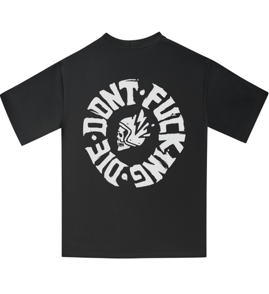 Тениска PANDO MOTO LUKE DON’T DIE BLACK – Oversized