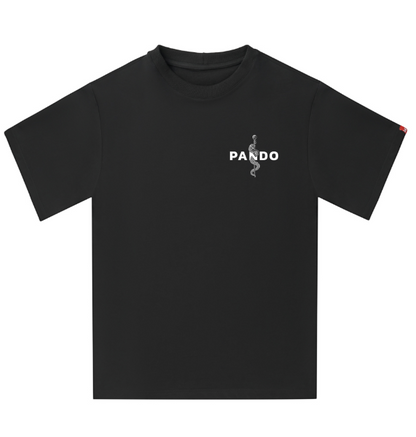 Тениска PANDO MOTO LUKE PAIN BLACK – Oversized
