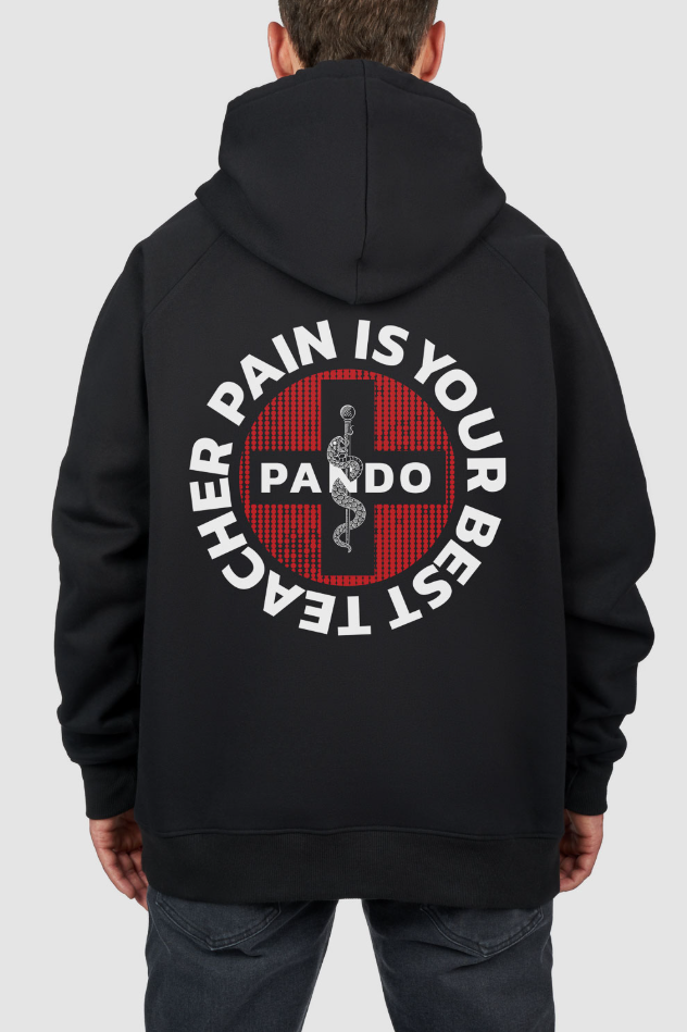 Мото суитшърт PANDO MOTO MAX MAX PAIN BLACK – Oversized