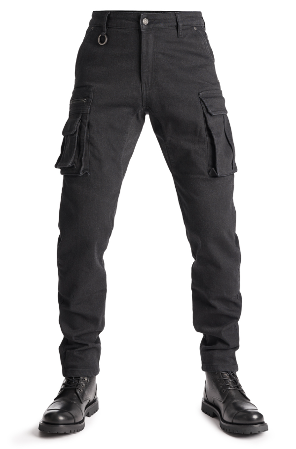 Мото дънки PANDO MOTO Desert Cargo Black Cordura® - SUPER LONG