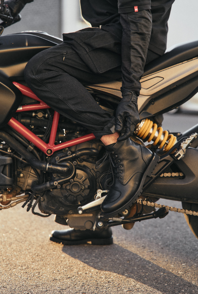 Мото дънки PANDO MOTO Desert Cargo Black Cordura® - LONG