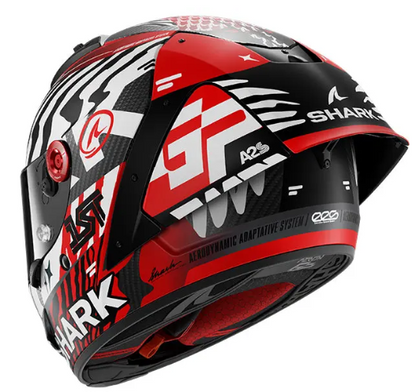 Каска SHARK AERON-GP FIM RACING SPEED-FANCY BLACK/WHITE/RED