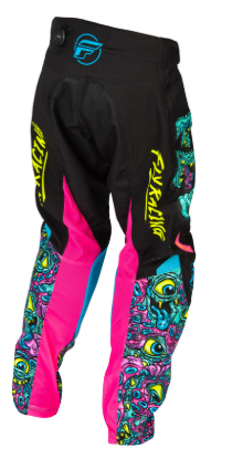Детски мотокрос брич FLY RACING Kinetic Mutant - Black/multi