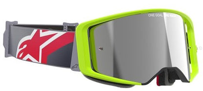 Мотокрос очила ALPINESTARS SUPERTECH CORP YELLOW FLUO Red/ Mirror SILVER