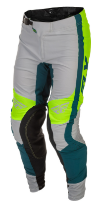 Мотокрос брич FLY RACING - Grey/Lime/Teal