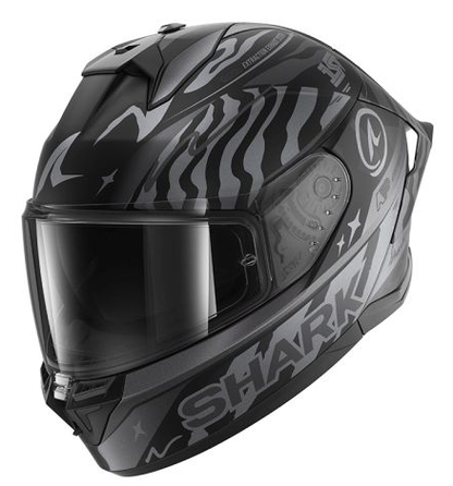 Каска SHARK SKWAL CUP SPEED-FANCY MAT BLACK/GREY