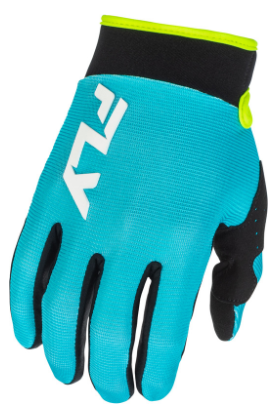 Мотокрос ръкавици FLY RACING F-16 - Aqua/Black/White