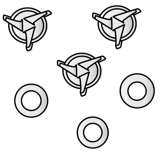 Комплект болтове за козирка за каска Airoh Twist 2.0