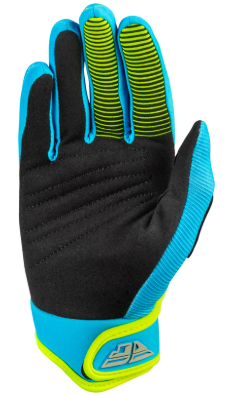Детски мотокрос ръкавици FLY RACING F-16 - Blue/Hi-Vis