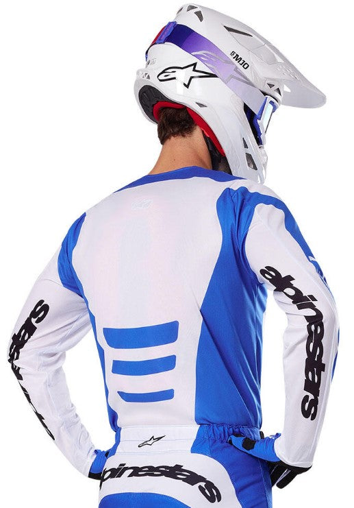 Мотокрос джърси Alpinestars FLUID HAUL BLUE/WHITE