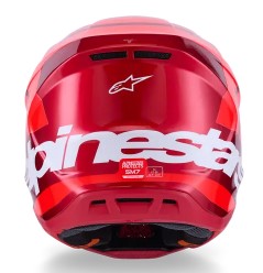 Мотокрос каска ALPINESTARS SM7 CORE RED-GLOSS