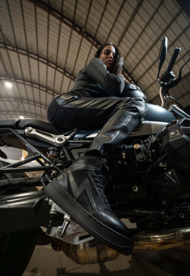 Мото кецове PANDO MOTO Apex Sneakers Black